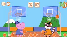 Hippo Peppa Baloncesto | Hippo Kids Basketball | Hippo Peppa Deporte juegos para los niños