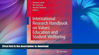 liberty books  International Research Handbook on Values Education and Student Wellbeing online to