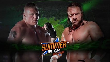 SummerSlam 2012 - Triple H Vs. Brock Lesnar - Lucha Completa en Español (By el Chapu)