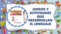 Adquisicion y actividades para el desarrollo del lenguaje niños de 0 a 6 años - Educacion Infantil