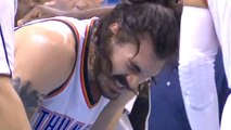 Steven Adams PUNCHED In Stomach Every Time He Misses Free-Throws