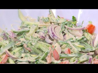 سلطة بصل بالطحينة | نادية سرحان