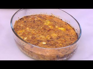 صينية لوبيا بالطماطم و البيض | نجلاء الشرشابي