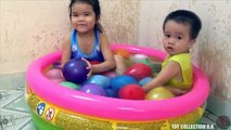 Balloons For Kids - Learn Colors with Water Balloons - Children Play water Balloons