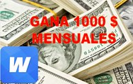 GANA 1000 $ POR MES CON WAFF - APLICACION ANDROID - OMAR CUENCA