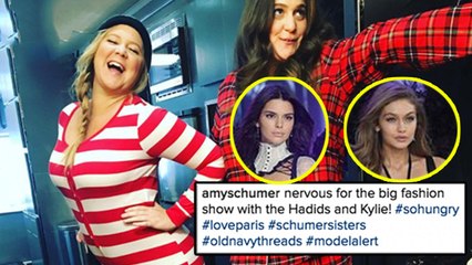 Amy Schumer Mocks Kendall Jenner and Gigi Hadid After VS Fashion Show