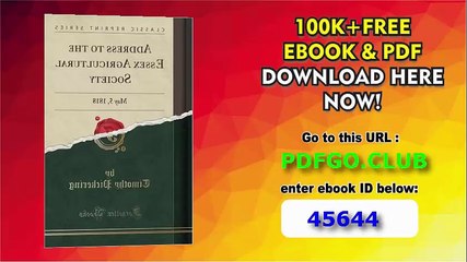 Address to the Essex Agricultural Society May 5, 1818 (Classic Reprint)
