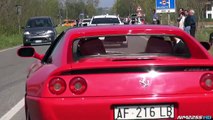 Supercars Leaving Cars & Coffee Italy part3