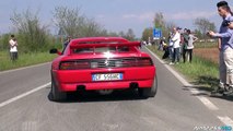 Supercars Leaving Cars & Coffee Italy part 3