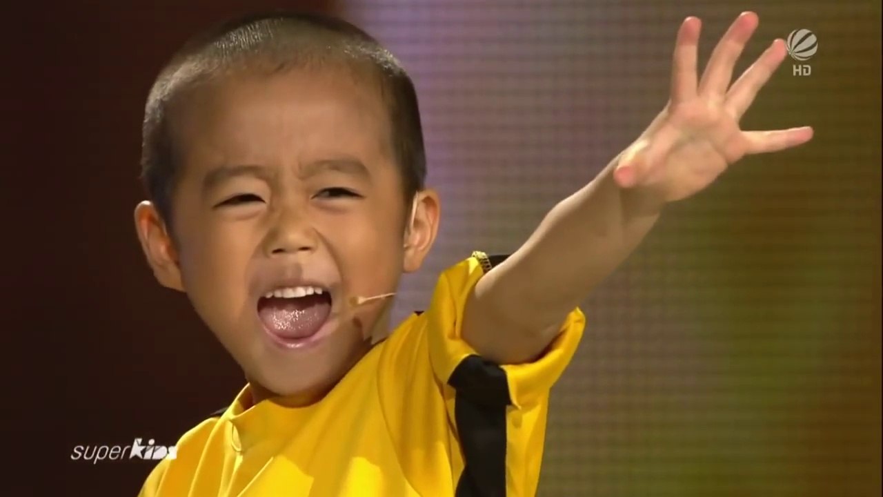 Amazing 5 Year Old Baby Bruce Lee!