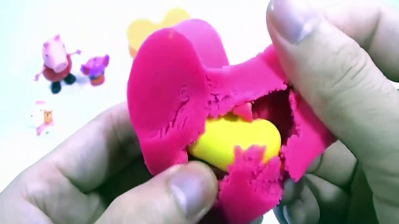 Jouer Oeufs Surprise Doh !!! --- Peppa Pig Nouvelles Vidéos Comptines