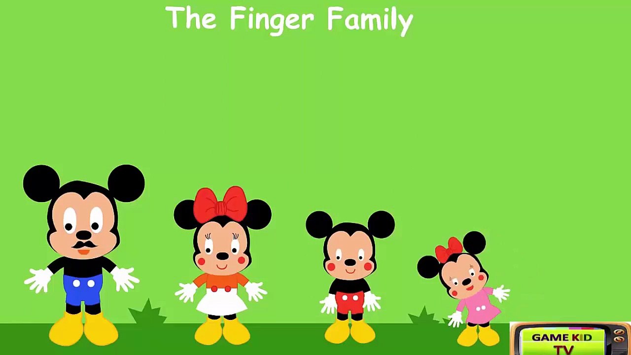 Finger Family Mickey Mouse Nursery Rhyme , Mickey Mouse Do Exercise #gamekidtv