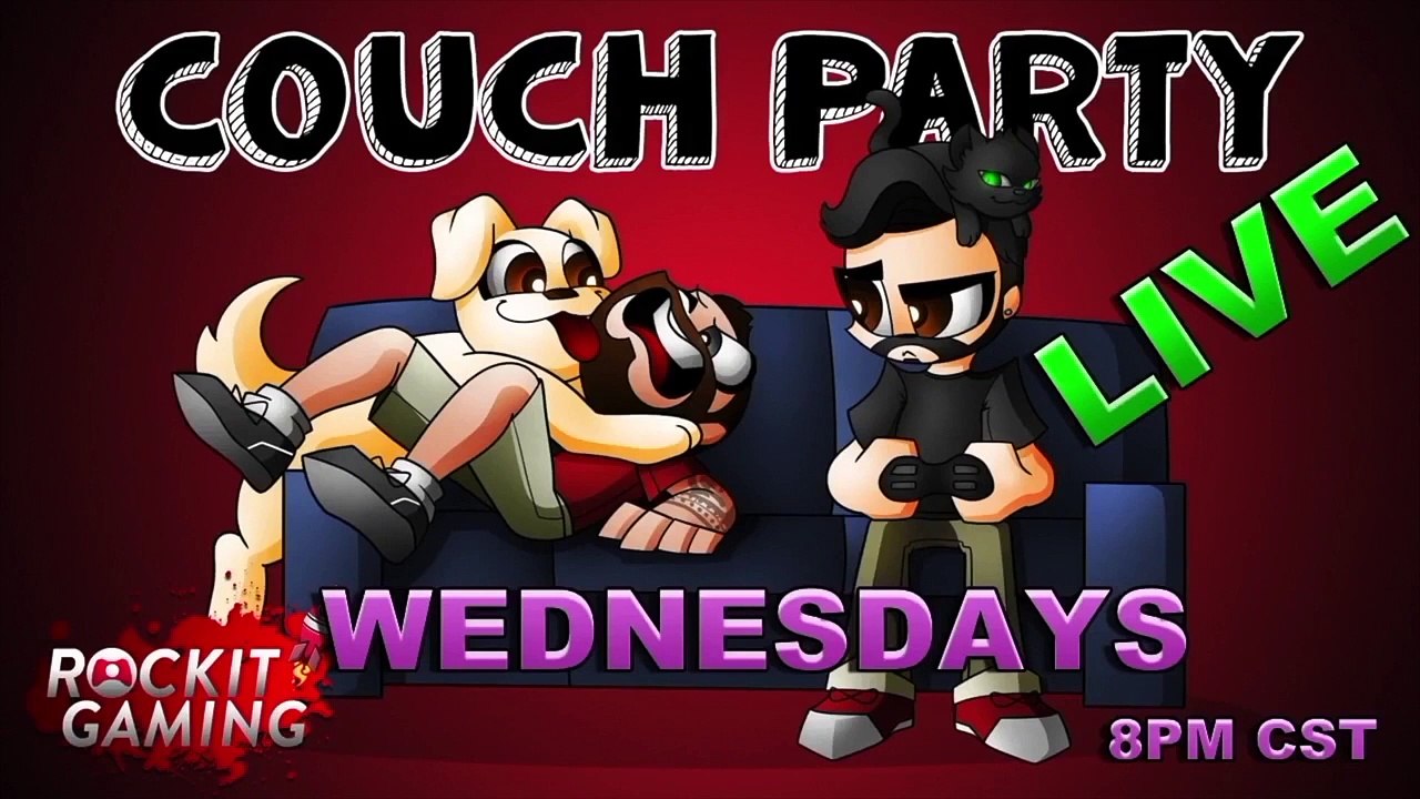 COUCH PARTY HYPE @ 8pm CST | Dishonored Rap | BIG NEWS! | Rockit Gaming Records