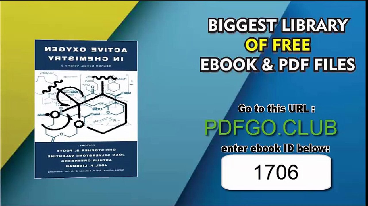 Active Oxygen in Chemistry (Structure Energetics and Reactivity in Chemistry Series) 1995th Edition