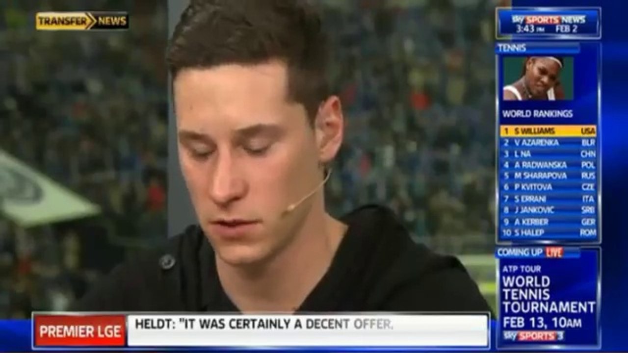 Julian Draxler explains why he didn't join Arsenal