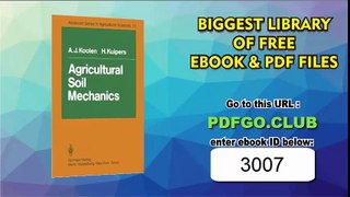 Agricultural Soil Mechanics (Advanced Series in Agricultural Sciences) Softcover reprint of edition by Koolen
