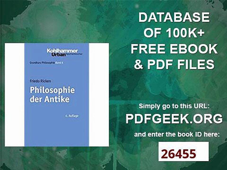 Grundkurs Philosophie Philosophie der Antike BD 6 (Urban-Taschenbücher)