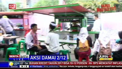 Massa Aksi 2/12 Sudah Berdatangan ke Monas Sejak Pagi