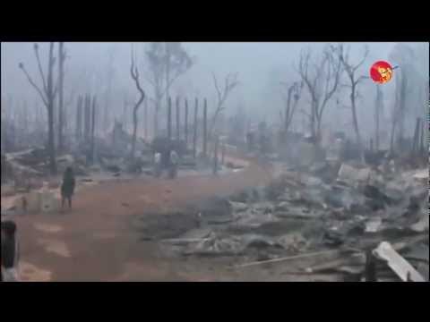Ban Mae Surin Refugee Camp Fire