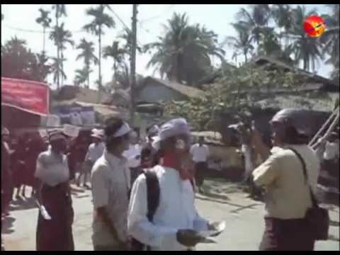 Sittwe Residents Stage Protest On Bengali Issue