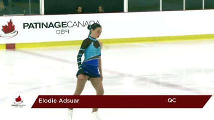 2017 SC Challenge - Novice Women Free - Élodie Adsuar