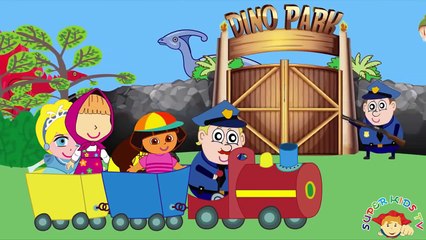 Masha And Dora Halloween Paw Patrol 6 Funny Story Finger Family Nursery Rhymes #LoyDu