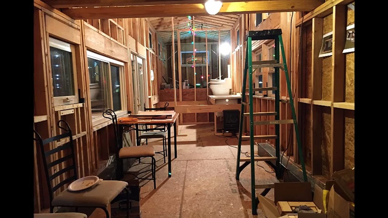 Open Tiny House event - GoTinyBeFree - 400sf TaHOW Tiny House on Wheels Build