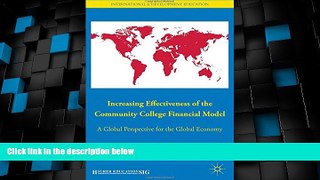 Price Increasing Effectiveness of the Community College Financial Model: A Global Perspective for
