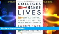 Price Colleges That Change Lives: 40 Schools That Will Change the Way You Think About Colleges