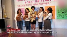 CHO YOON-HEE SHOWS LOVE FOR ABANDONED ANIMALS
