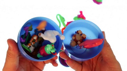 Oeuf Kinder Surprise Maxi Play Doh avec 10 jouets-surprise à lintérieur