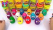 15 huevos de plastilina play doh en español con juguetes sorpresa para niños aprendiendo los colores