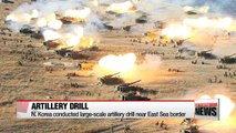 N. Korean leader observes artillery drill targeting S. Korea
