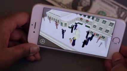 Transformez un billet de banque en la maison blanche en 3D