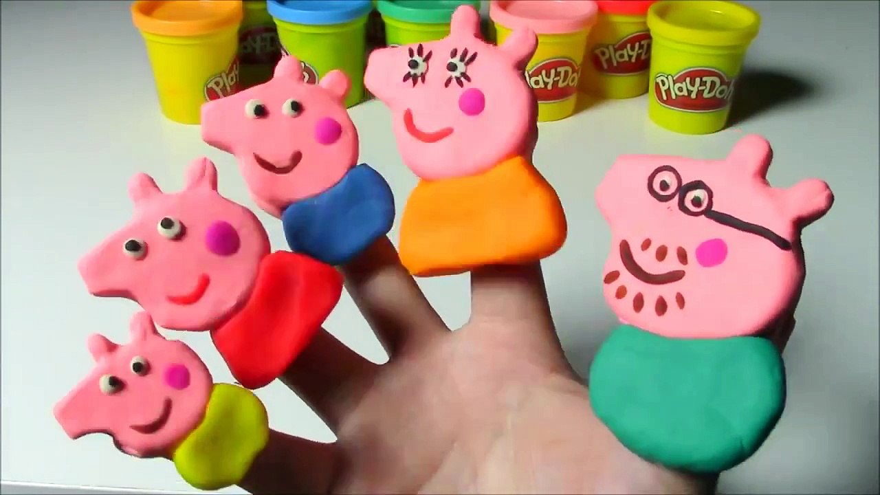 Peppa Pig Ice creams Play Doh Finger Family Song
