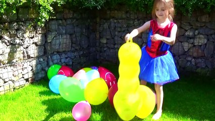 Spidergirl Balloon Pop challenge part1