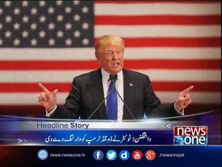 Donald Trump could be banned, warns Twitter