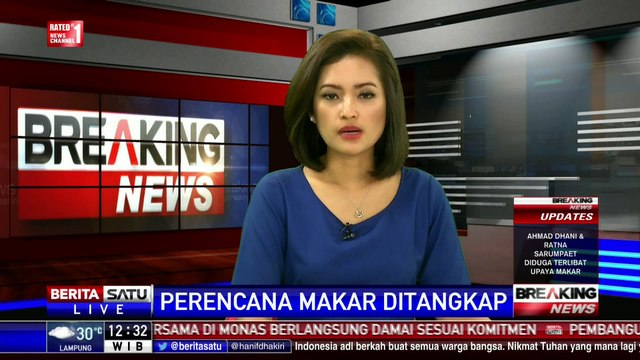 Konferensi Pers Mabes Polri Terkait Penangkapan 10 Aktivis Diduga Makar