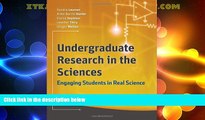 Price Undergraduate Research in the Sciences: Engaging Students in Real Science Sandra Laursen On