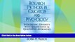 Price Research Methods in Education and Psychology: Integrating Diversity with Quantitative and