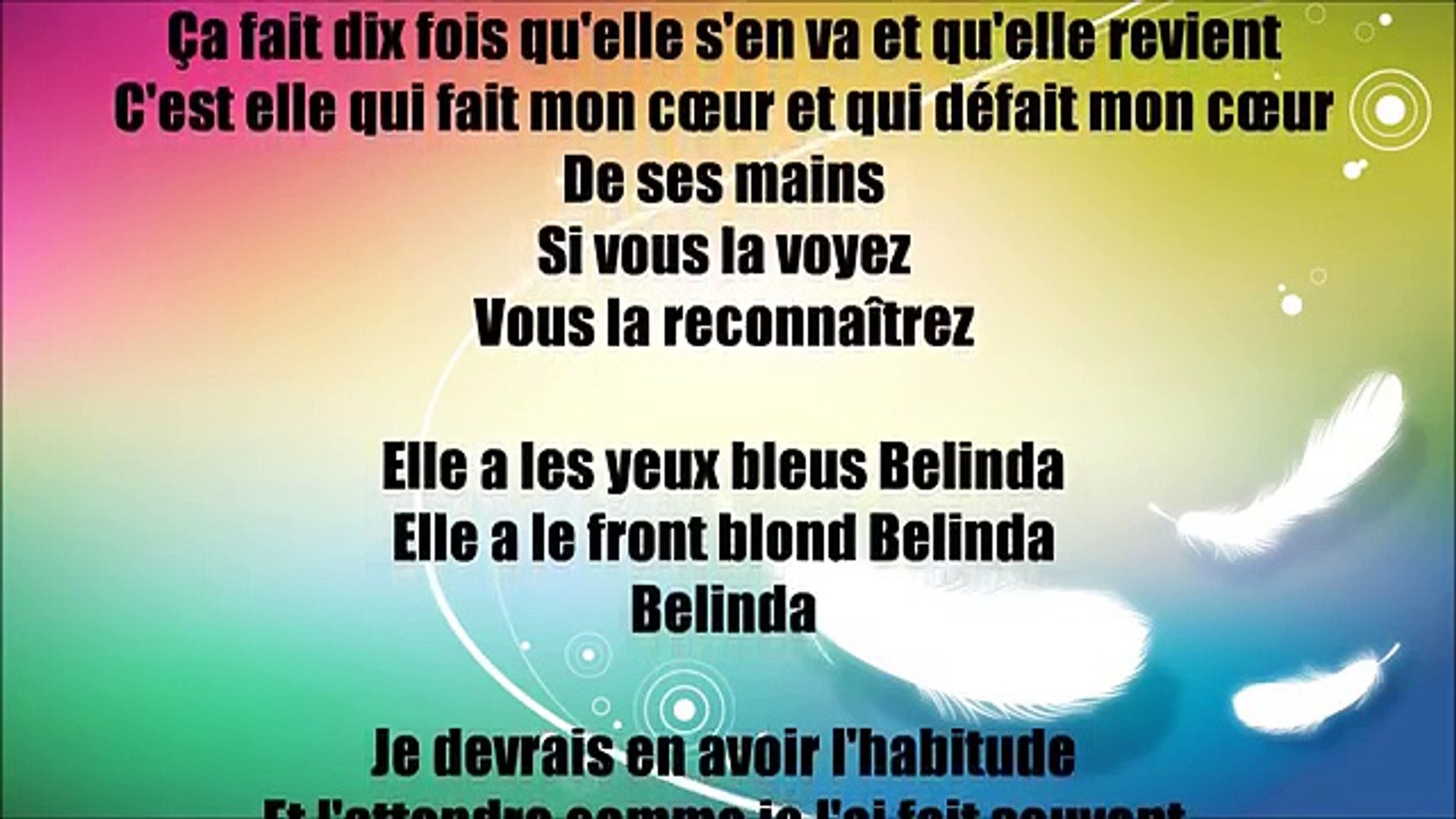 Parole Qui On Est Matt Pokora M Pokora - Belinda (PAROLES LYRICS) - Vidéo Dailymotion