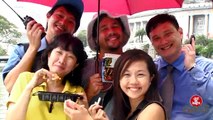 Uninvited Strangers Share Same Umbrella Prank - JFL Gags Asia Edition