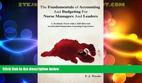 Price The Fundamentals of Accounting And Budgeting For Nurse Managers And Leaders: A Textbook