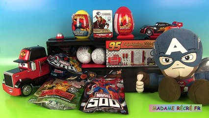 Oeufs Surprise Pochettes Marvel Avengers Hulk, Spiderman, Thor, Angry Birds, La Garde du Roi Lion