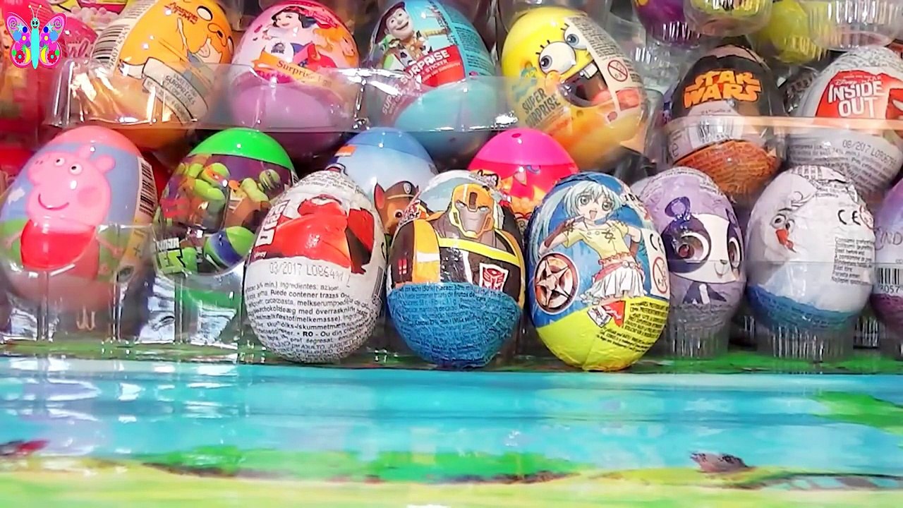 Huevos sorpresas de Big hero 6, Transformers in Disguise y Bakugan videos de juguetes en español