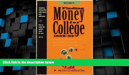 Best Price Finding Money for College 1998-1999 John Bear On Audio