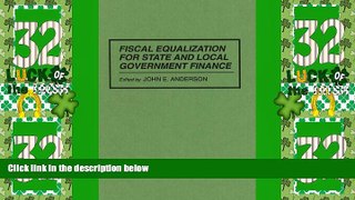 Best Price Fiscal Equalization for State and Local Government Finance  On Audio