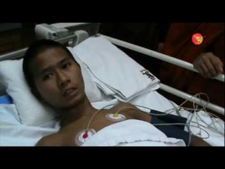 Monk injured from letpadaung crackdown hospitalized in Bangkok