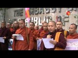 Monks in Bangkok protest Gov't violence action on letpadaung mine protesters