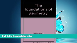 READ book The foundations of geometry David Hilbert BOOOK ONLINE